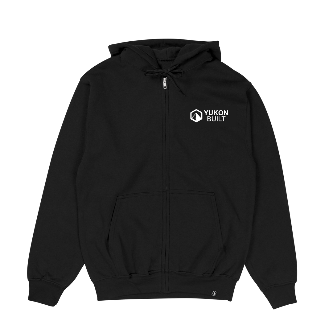 Premium Full Zip Hoodie - Black