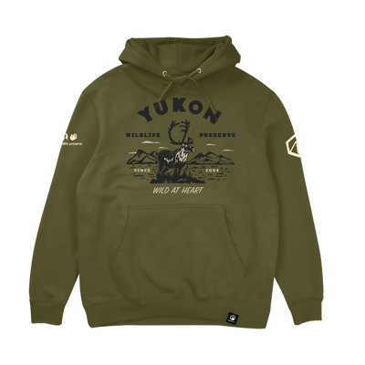 Yukon Wildlife Preserve Hoodie - Moss