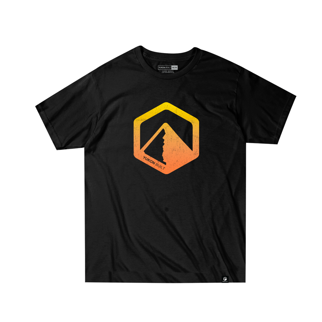 Classic Gradient Logo Tee - Black