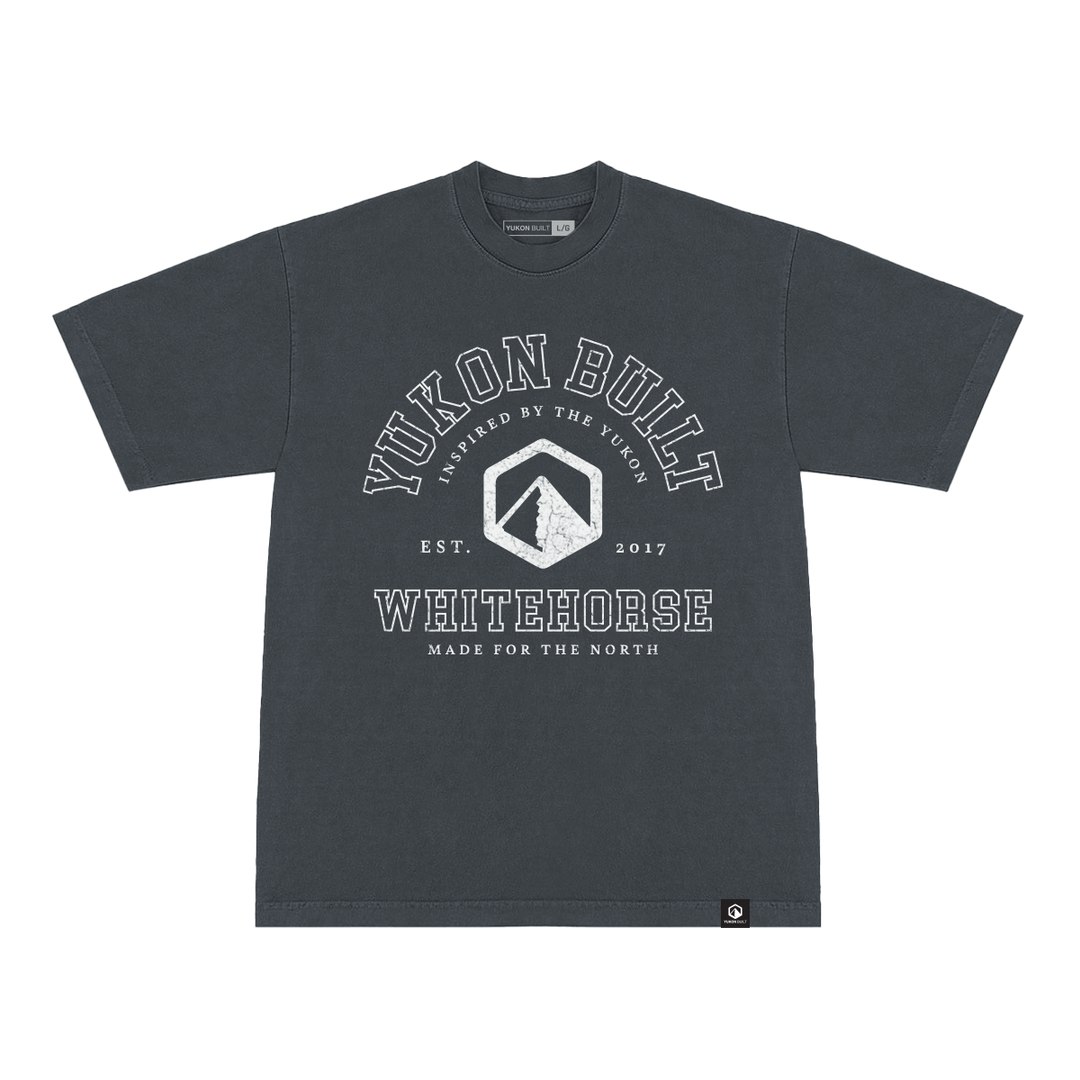 Crest Heavyweight Tee - Stone Blue