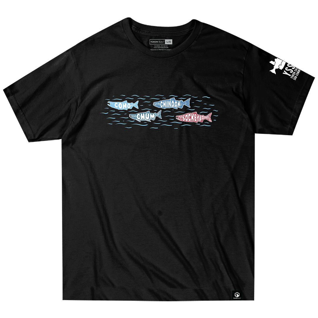 YSSC Collab Salmon Tee - Black