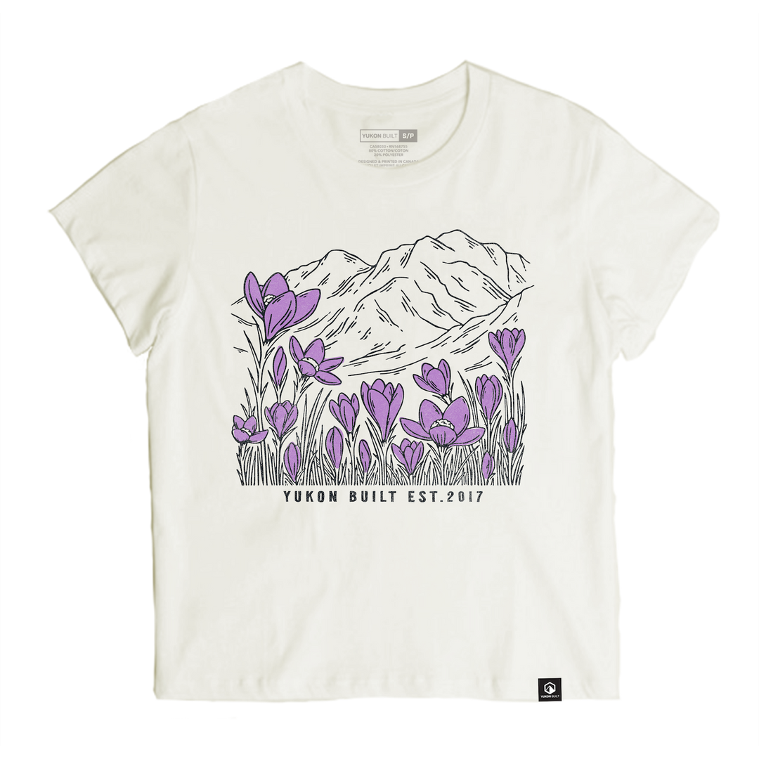 Crocus Hillside Ladies Tee - Bone