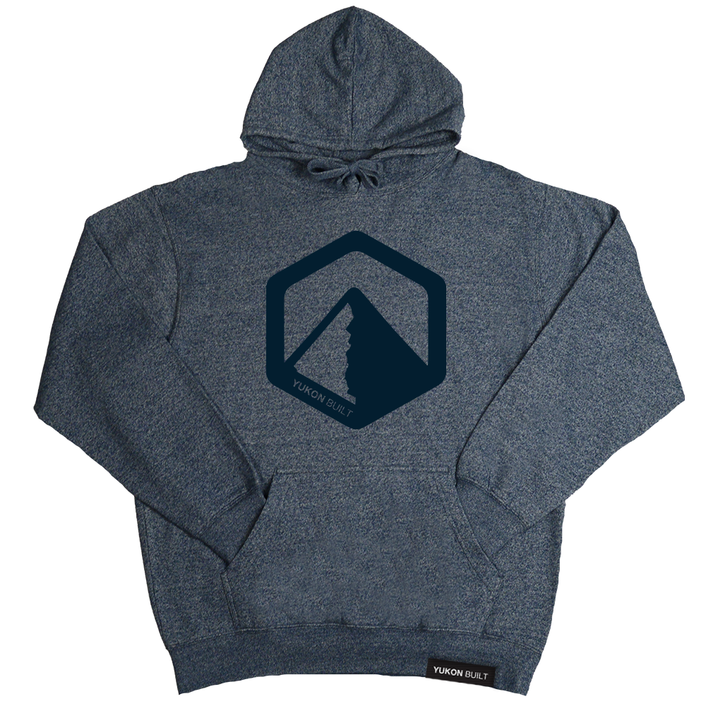 Navy heather shop hoodie