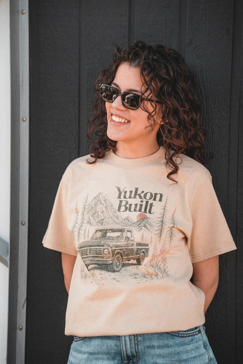 Vintage Pickup Truck Tee - Sand