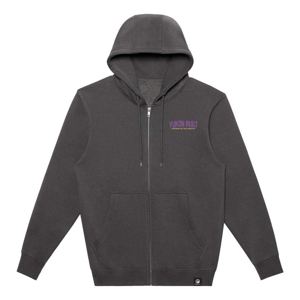 Crocus Full-Zip Hoodie - Smoke