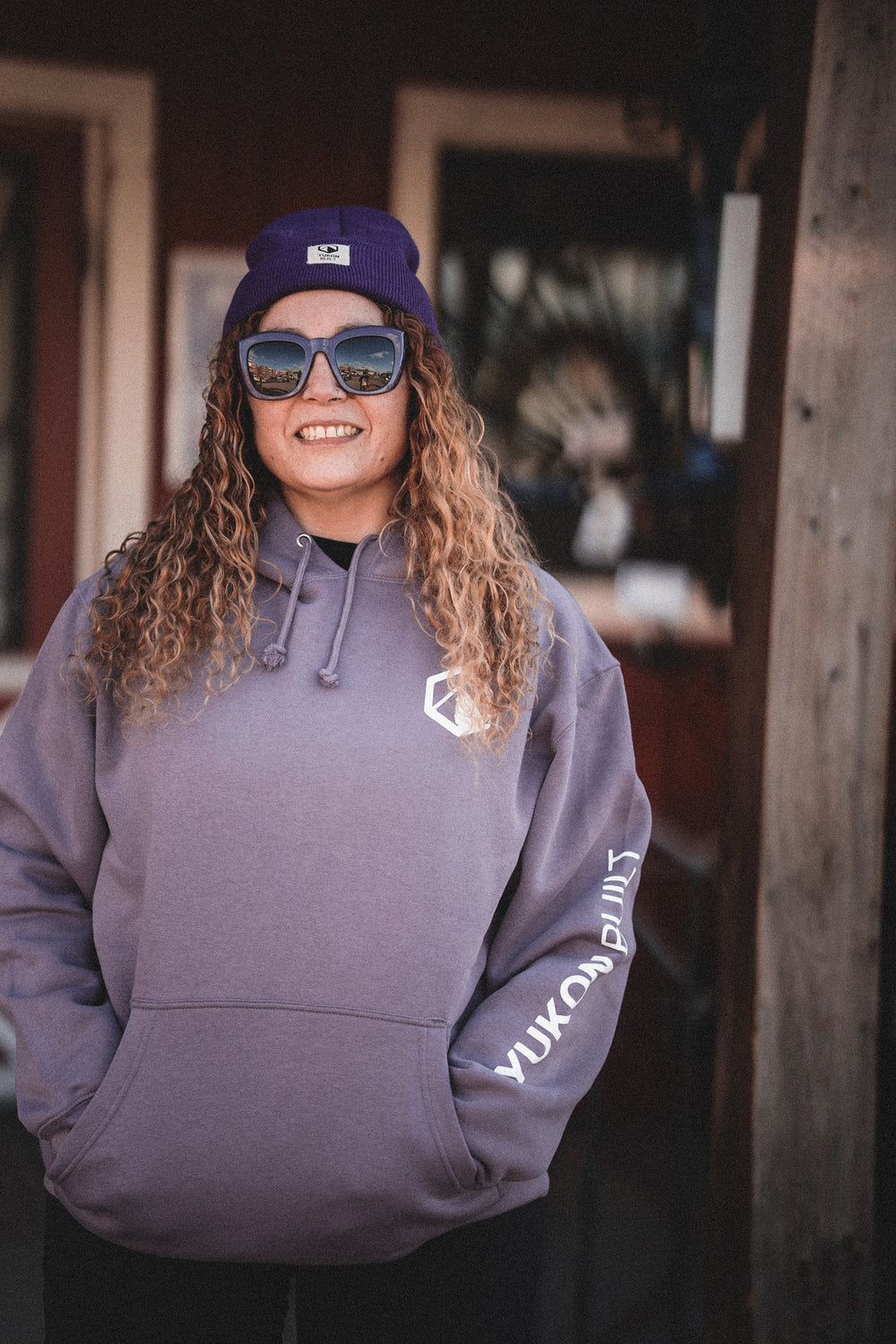 Premium Badge Hoodie - Crocus