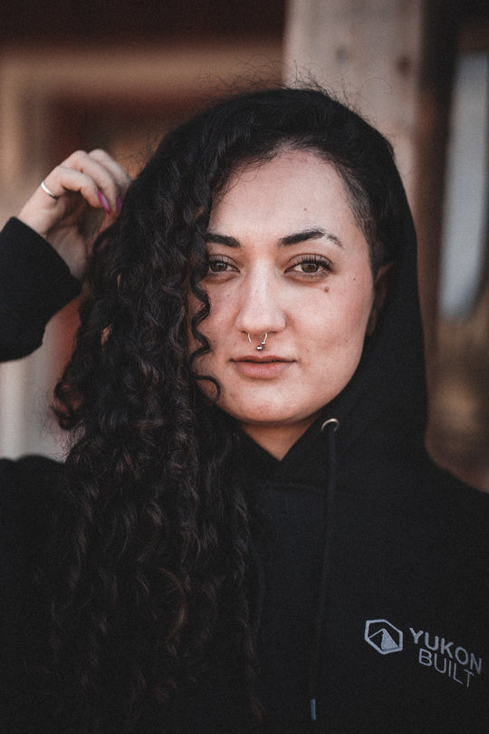 Classic Embroidered Hoodie - Black