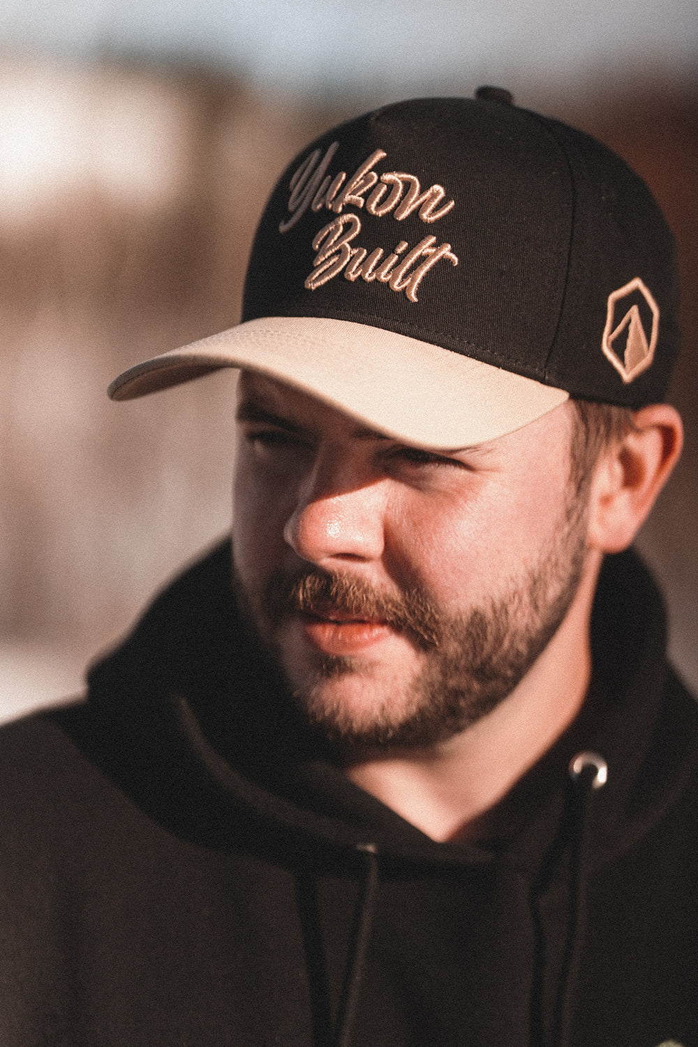 Script Vintage Two-Tone Hat