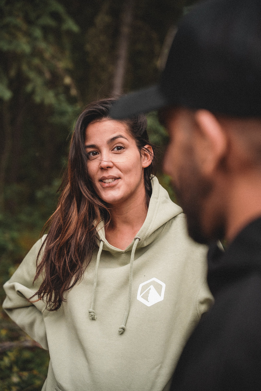 Premium Badge Hoodie - Lichen