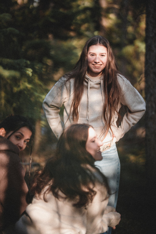 Cozy Cabin Hoodie - Latte