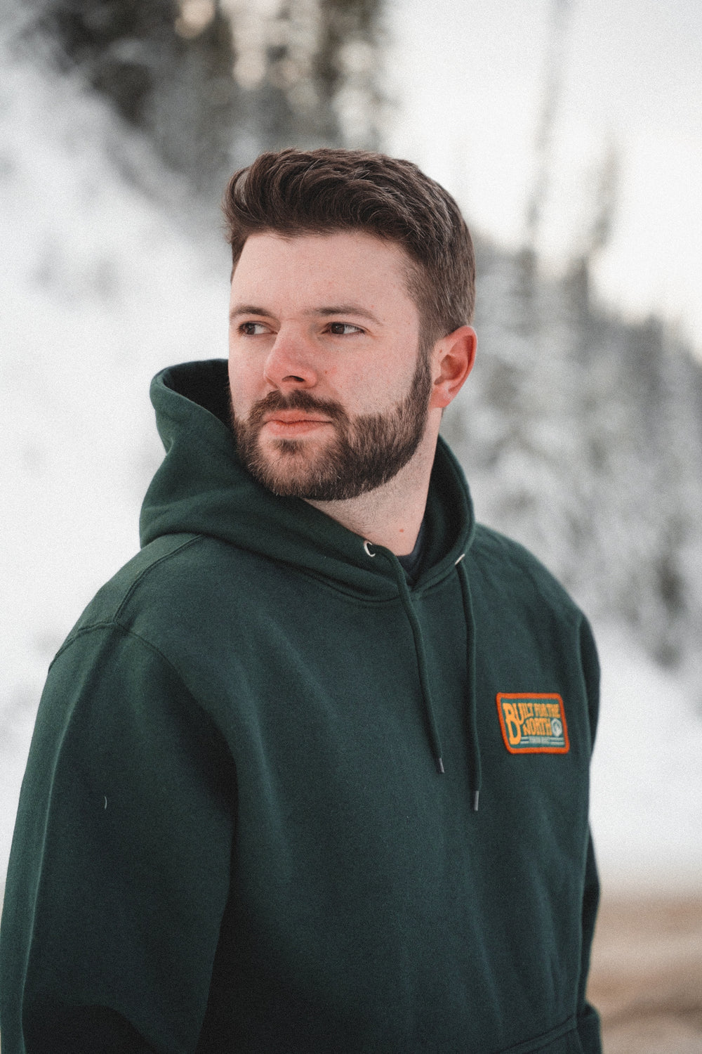 Built for the North Hoodie - Pine