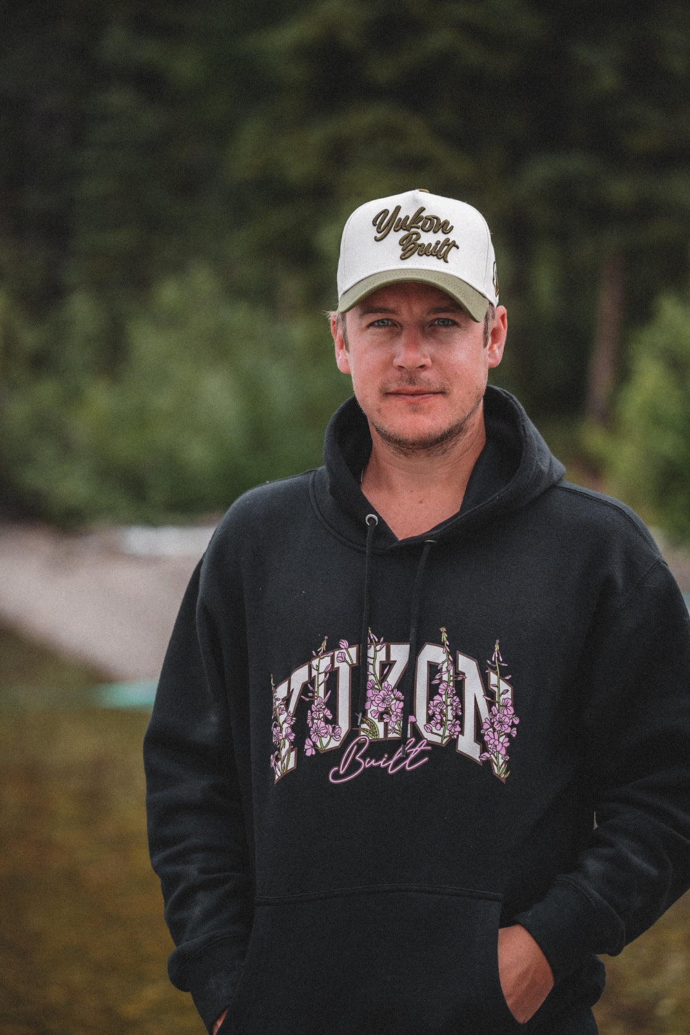 Fireweed Script Hoodie - Black