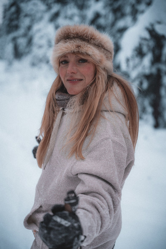 Cozy Cabin Hoodie - Latte