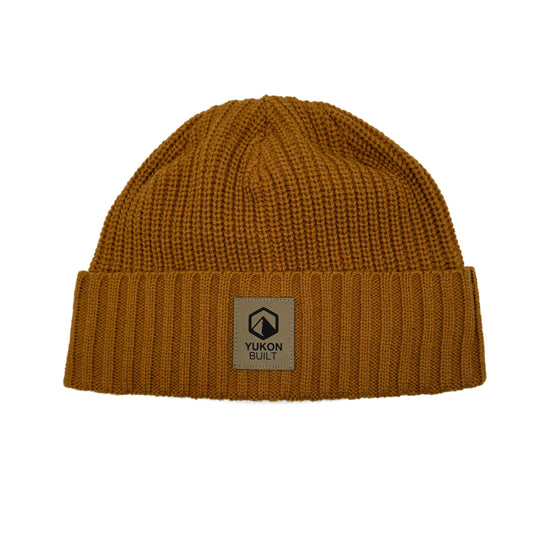 Rib Knit Fleece-Lined Beanie