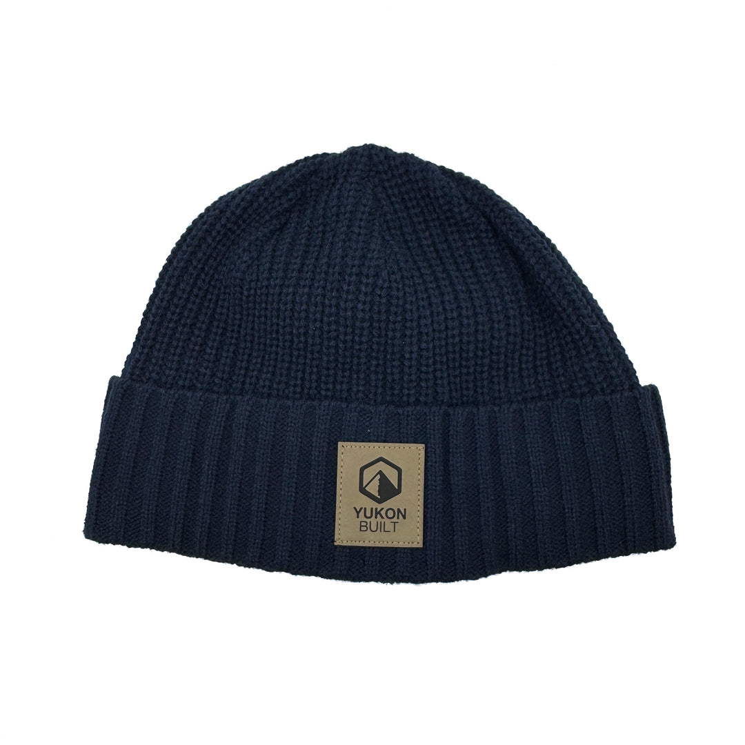 Rib Knit Fleece-Lined Beanie