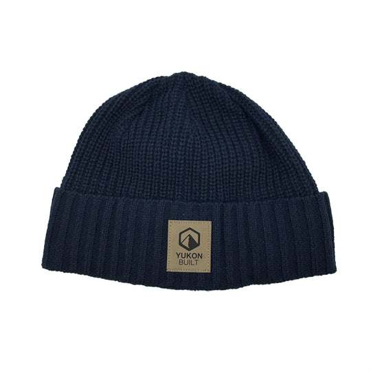 Rib Knit Fleece-Lined Beanie