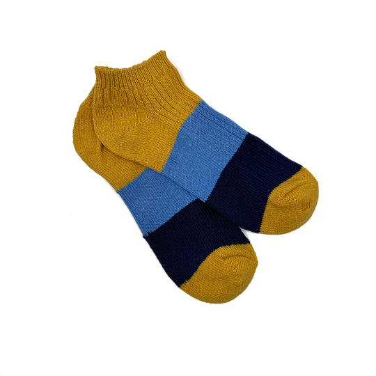 Recycled Cotton Tri-Colour Socks