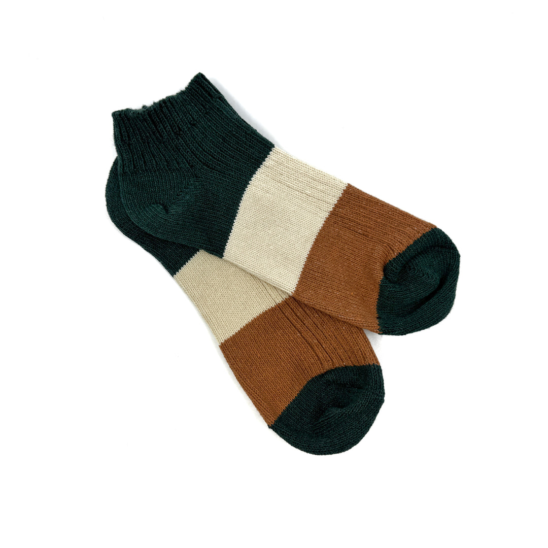 Recycled Cotton Tri-Colour Socks