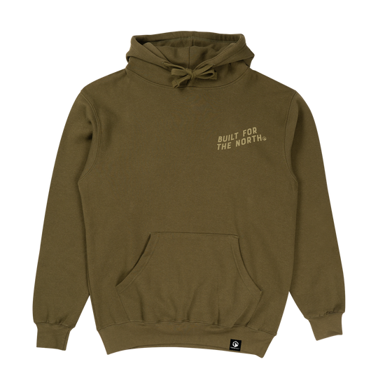 Built for the North Hoodie - Olive