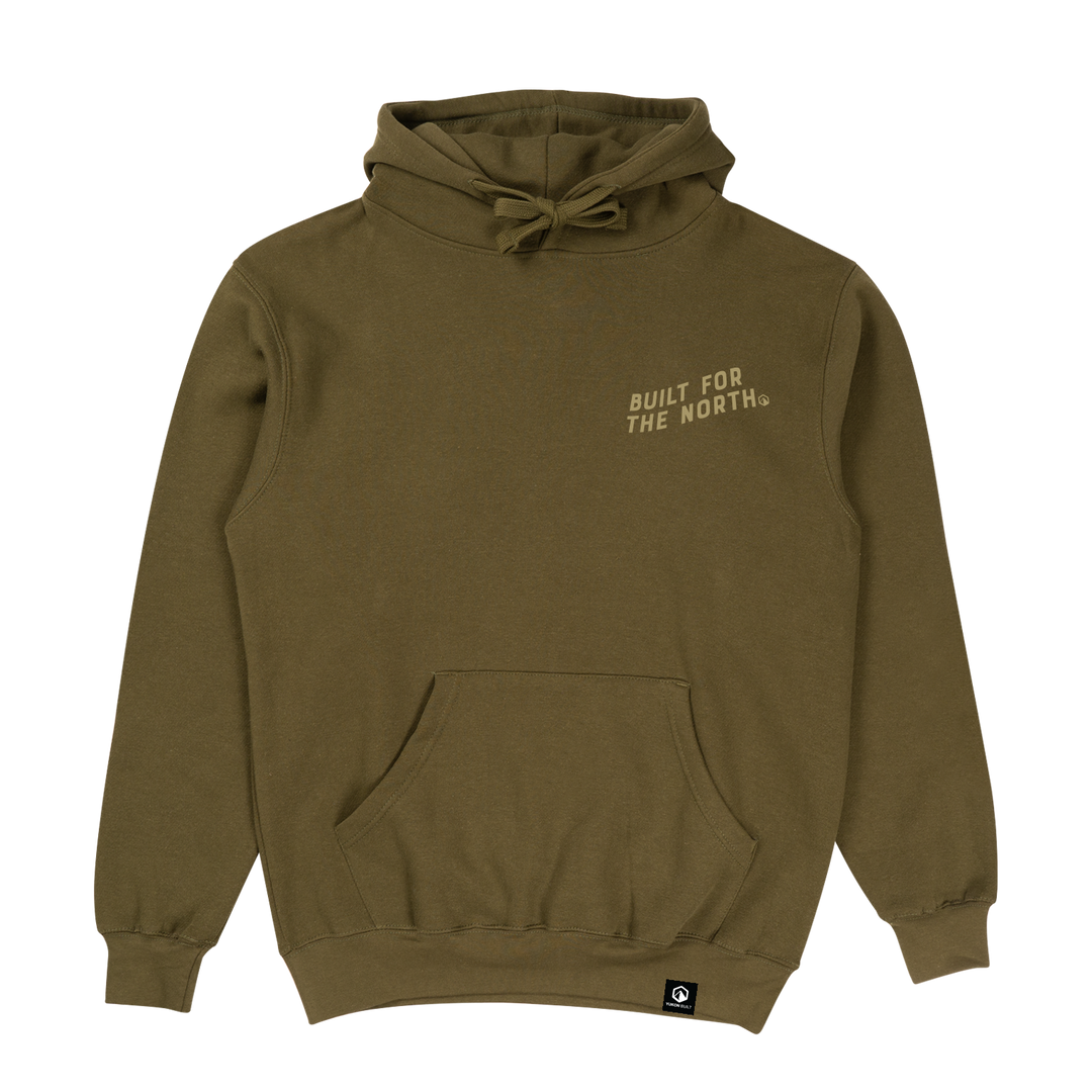 Built for the North Hoodie - Olive