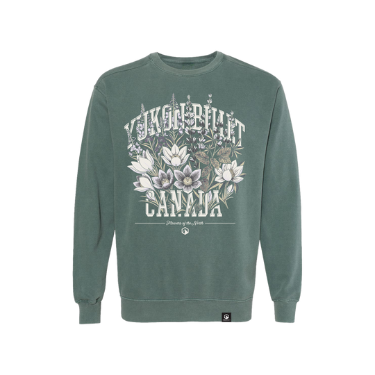 Tri-Floral Crewneck - Emerald
