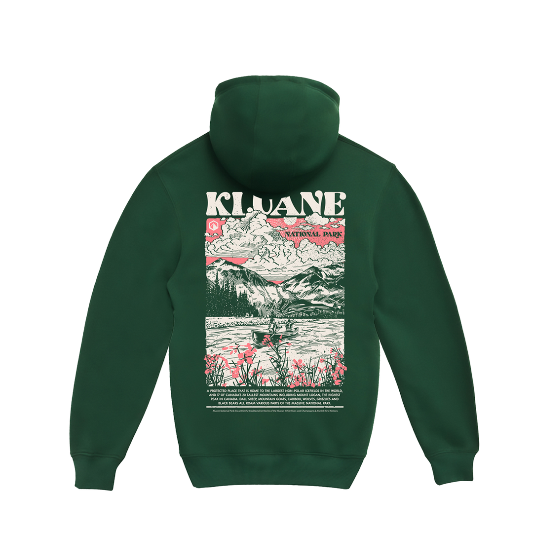 Kluane National Park Landmarks Full-Zip Hoodie
