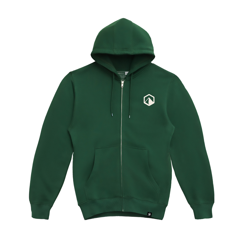Kluane National Park Landmarks Full-Zip Hoodie