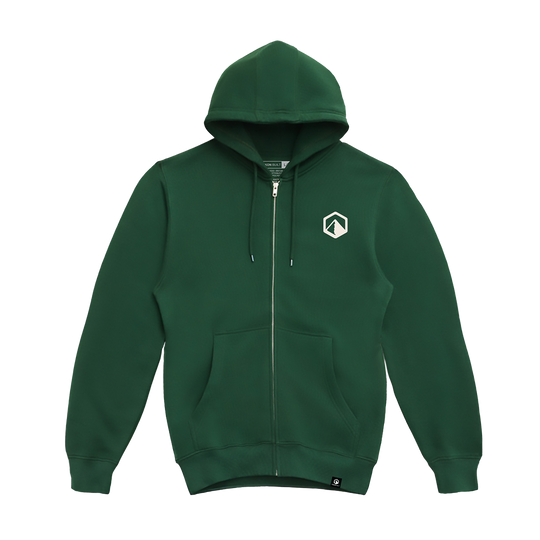 Kluane National Park Landmarks Full-Zip Hoodie