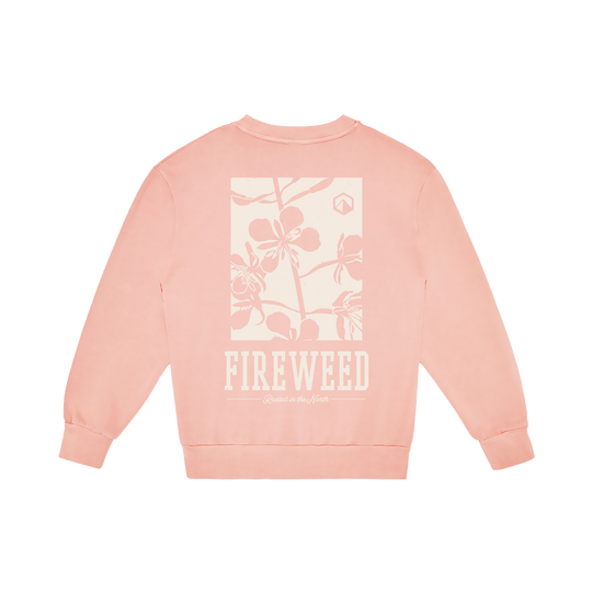 Rooted in the North Crewneck - Salmon