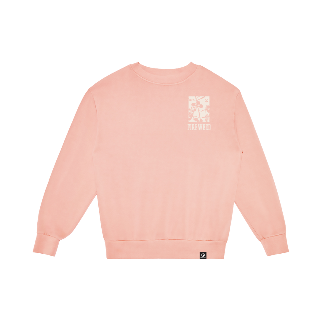 Rooted in the North Crewneck - Salmon