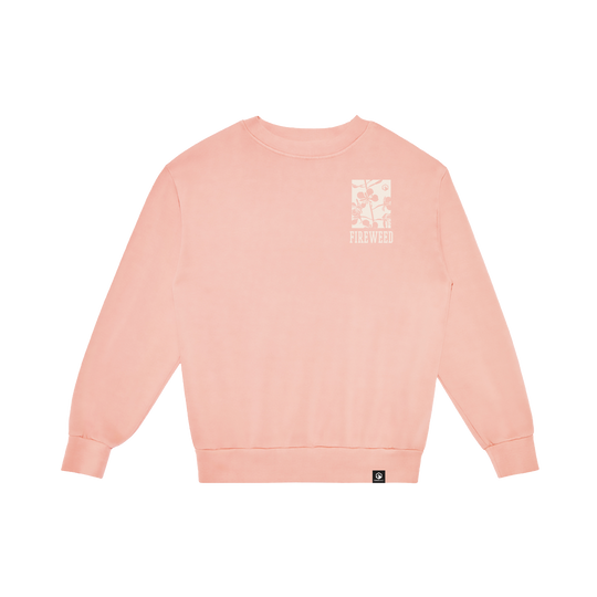 Rooted in the North Crewneck - Salmon