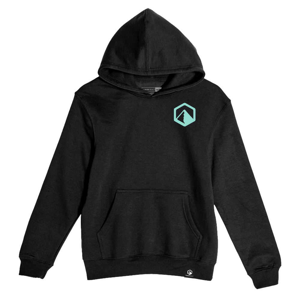 Youth Northern Lights Social Club Hoodie - Black