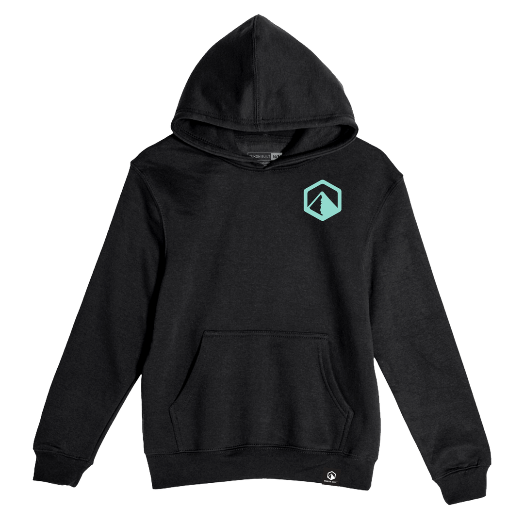 Youth Northern Lights Social Club Hoodie - Black