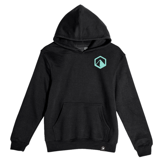 Youth Northern Lights Social Club Hoodie - Black
