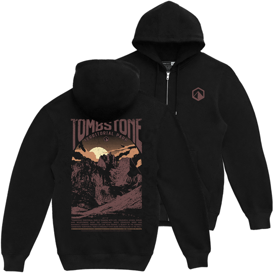 Tombstone Territorial Park Landmarks Full-Zip Hoodie