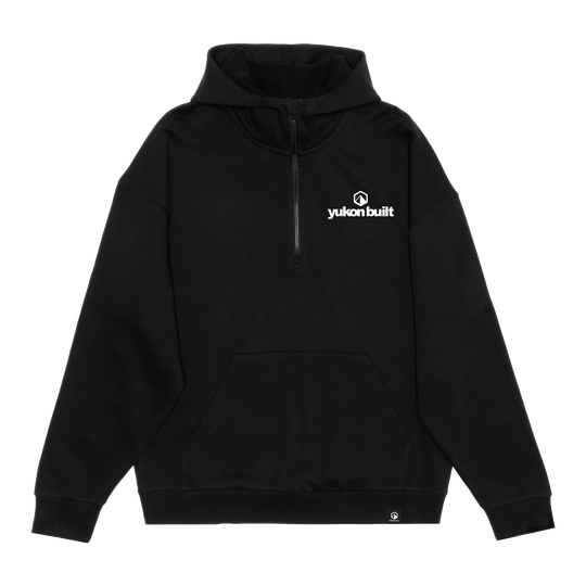 Core 1/2 Zip Hoodie - Black