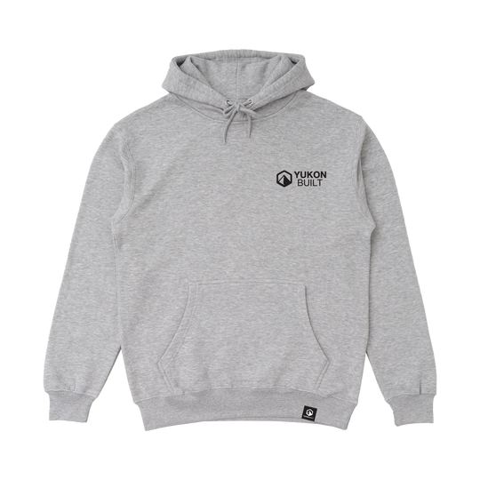 Classic Embroidered Hoodie - Grey