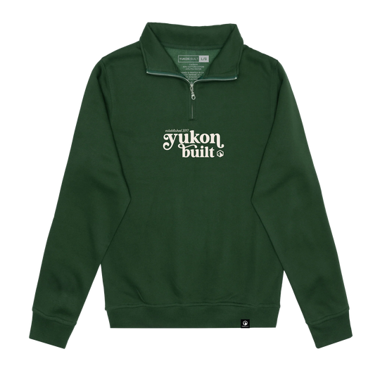 Premium Quarter Zip - Forest Green