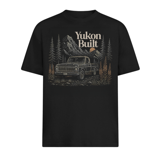 Vintage Pickup Truck Tee - Charcoal