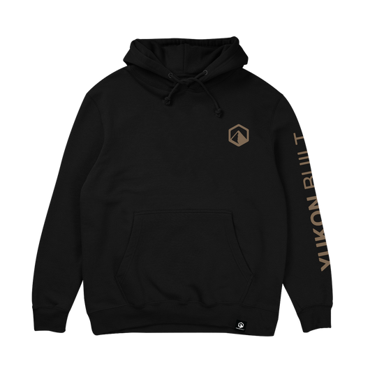 Premium Badge Hoodie - Black
