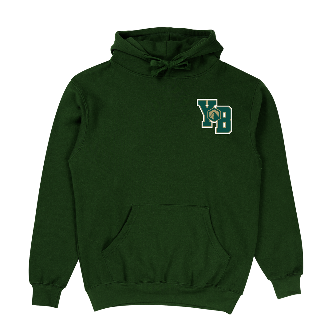 Varsity Patch Hoodie - Forest