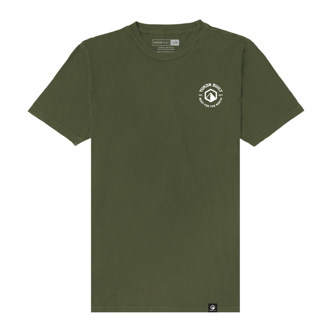 Vintage Badge Tee - Moss