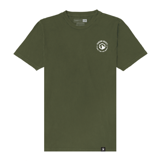 Vintage Badge Tee - Moss