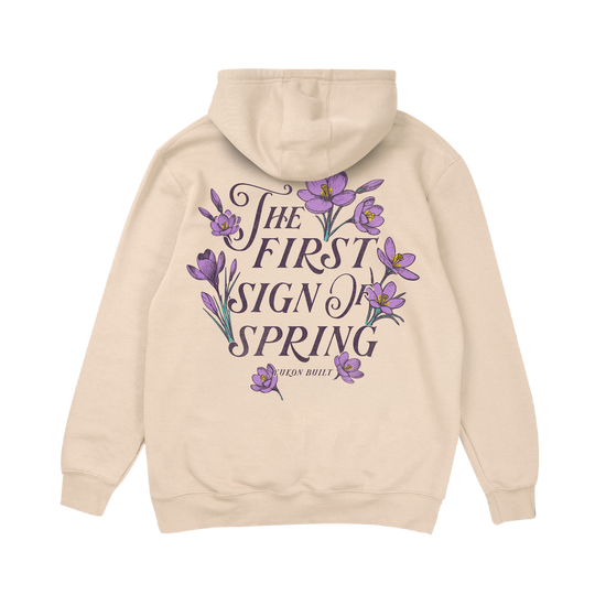 First Sign of Spring Hoodie - Sandshell
