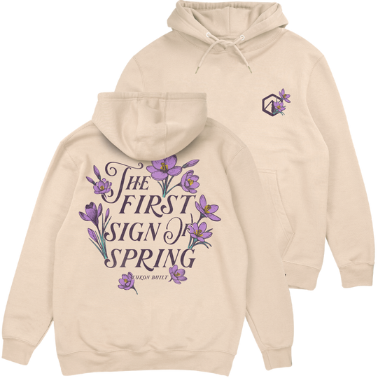 First Sign of Spring Hoodie - Sandshell