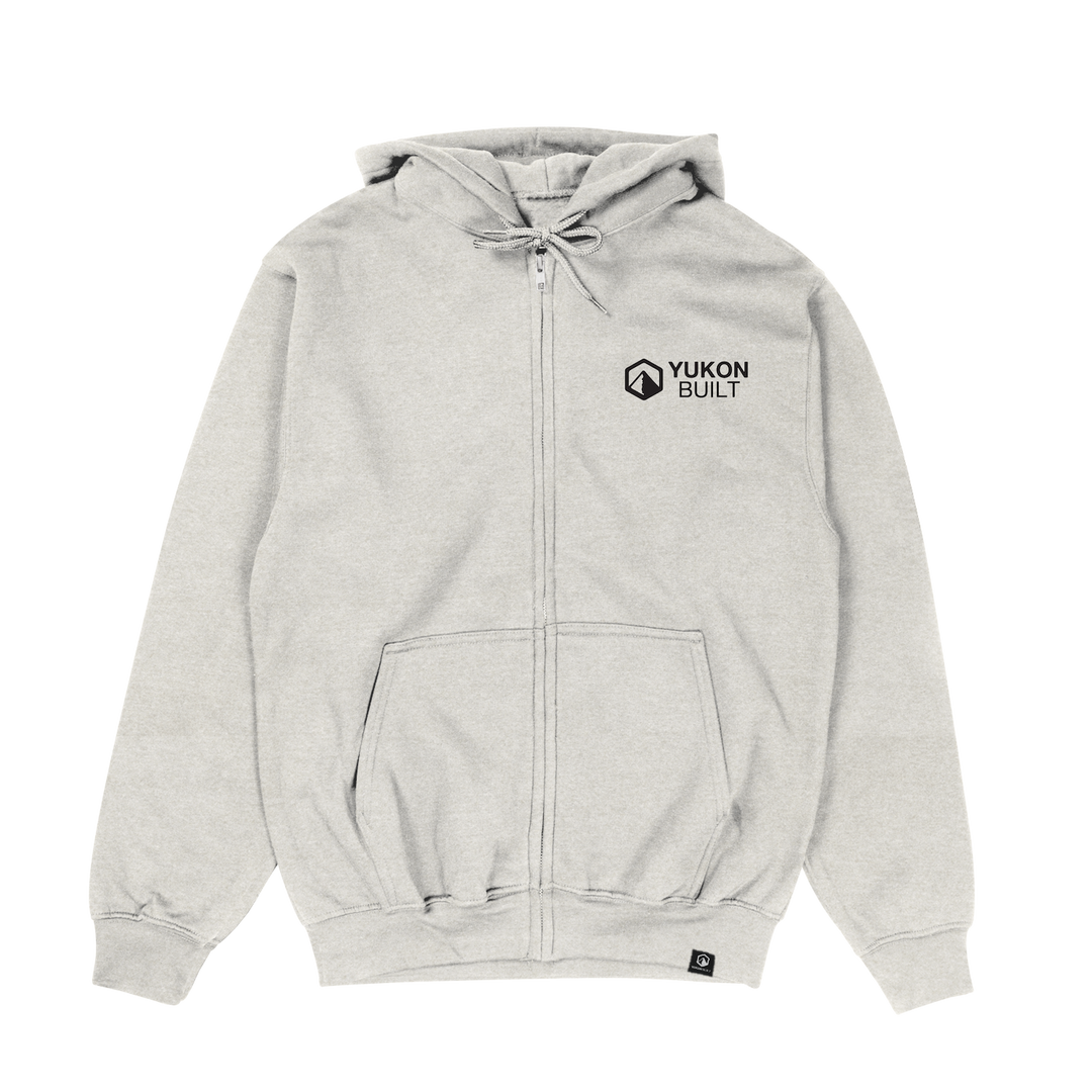 Premium Full Zip Hoodie - Oatmeal