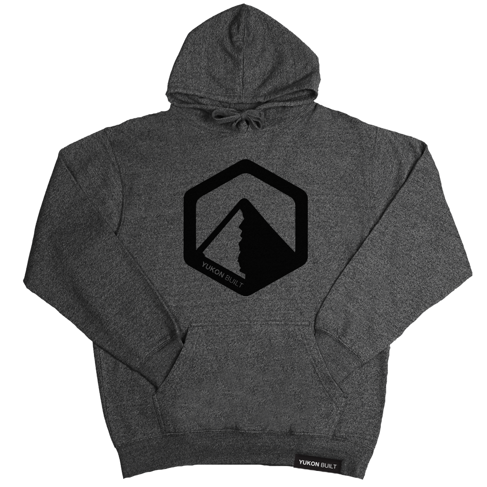 Classic Logo Hoodie - Charcoal Heather