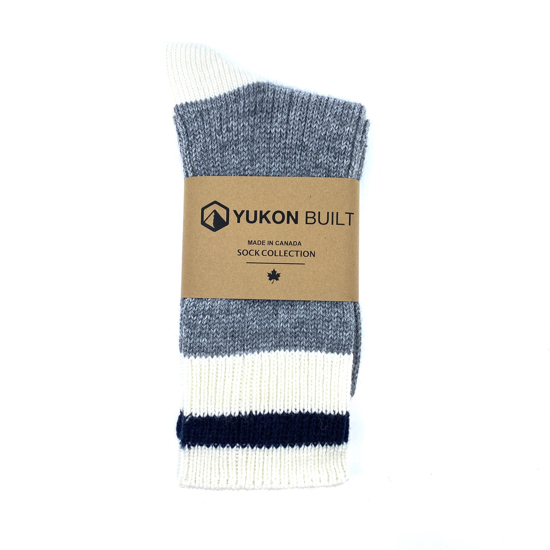 Cabin Socks - Navy Stripe