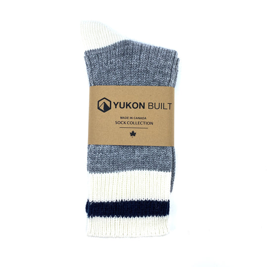 Cabin Socks - Navy Stripe