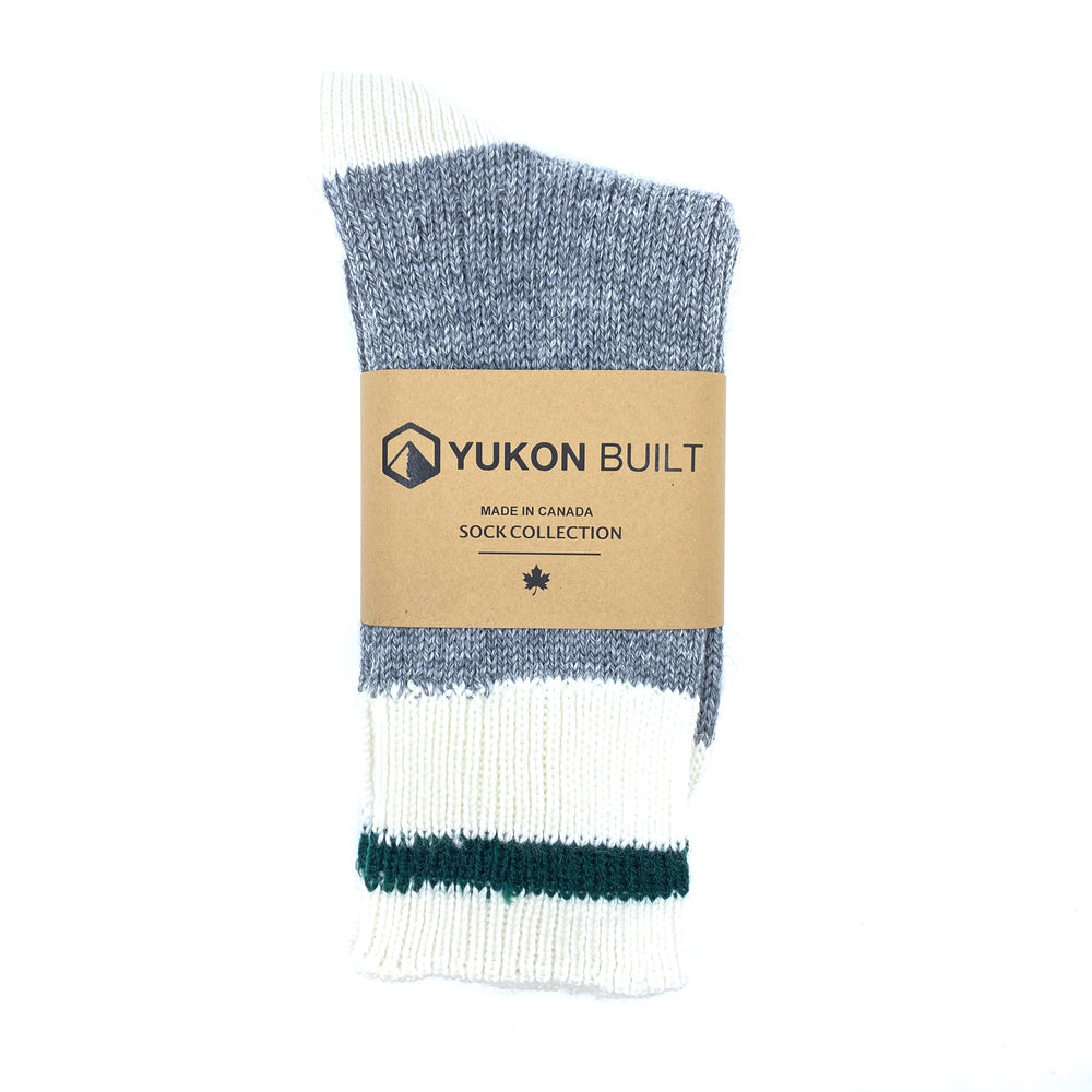 Cabin Socks - Forest Stripe